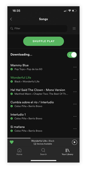 Spotify app takes up space games Spotify app takes up space games